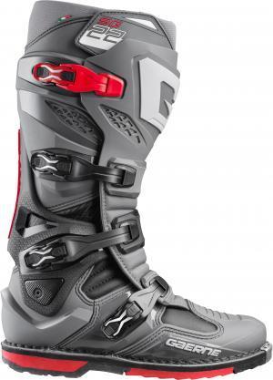 Gaerne SG-22 MX Boots Antraciet Zwart / Rood, Motoren, Kleding | Motorkleding, Ophalen of Verzenden