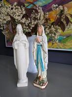 Beeld, Christus Heilig Hart & Maria van Lourdes - 30 cm -