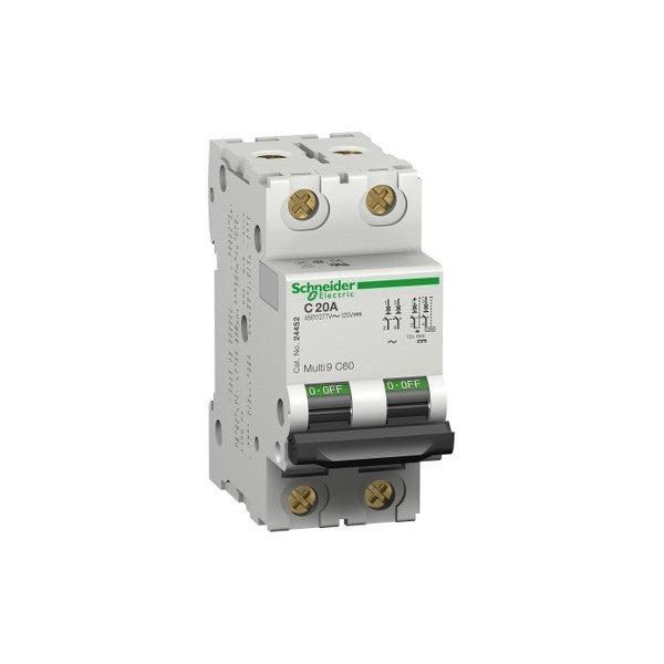 Bieden: Schneider Electric C60 2-Pole 15A Miniature Circuit, Watersport en Boten, Bootonderdelen, Elektra en Verlichting, Nieuw