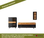 MCA Cesena woonkamercombinatie 3 houtmateriaal/zwartgrijs, Ophalen of Verzenden, Nieuw, Overige materialen