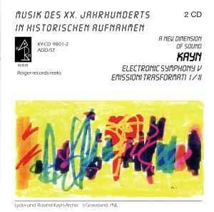 cd - Roland Kayn - Electronic Symphony V, Cd's en Dvd's, Cd's | Overige Cd's, Zo goed als nieuw, Verzenden