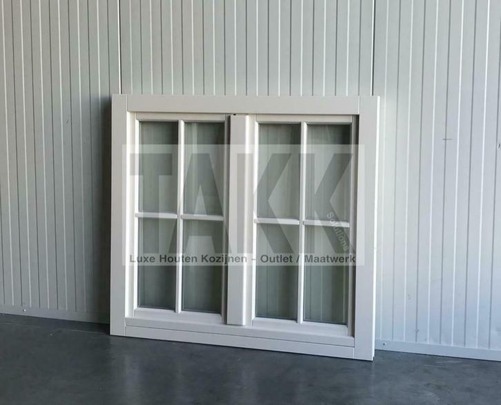 Nieuwe en Verkeerd ingemeten hardhouten kozijnen op Voorraad, Doe-het-zelf en Verbouw, Kozijnen en Schuifpuien, Nieuw, Inclusief glas