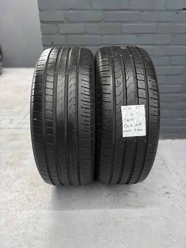 235/55/18 PIRELLI SCORPION VERDE 6,7MM 2 STUKS 120,- (2018), Auto-onderdelen, Banden en Velgen, 18 inch, Zomerbanden, 235 mm, Personenwagen