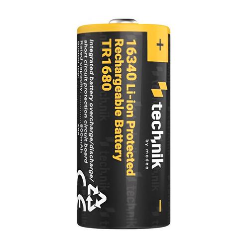 Technik Oplaadbare Lithium Batterij - Li-ion - 16340 /, Audio, Tv en Foto, Accu's en Batterijen, Nieuw, Verzenden