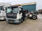 DAF LF 45.180 Met HIAB Kraan, Auto's, Vrachtwagens, Wit, Origineel Nederlands, Diesel, Grijs