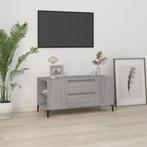vidaXL Tv-meubel 102x44,5x50 cm bewerkt hout grijs sonoma, 100 tot 150 cm, Verzenden, Nieuw, Minder dan 100 cm
