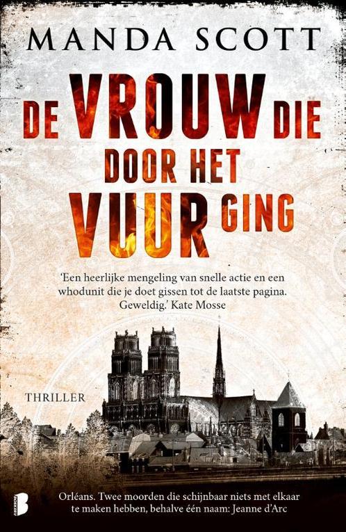 De vrouw die door het vuur ging 9789022573747 Manda Scott, Boeken, Thrillers, Gelezen, Verzenden