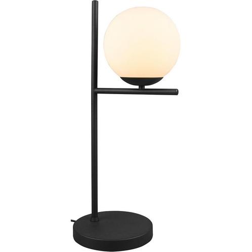 LED Tafellamp - Trion Pora - E14 Fitting - Rond - Mat Zwart, Huis en Inrichting, Lampen | Tafellampen, Nieuw, Metaal, Ophalen of Verzenden