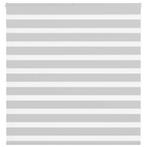 vidaXL Zebra rolgordijn 145x100 cm stofbreedte 140,9 cm, Verzenden, Nieuw, Grijs