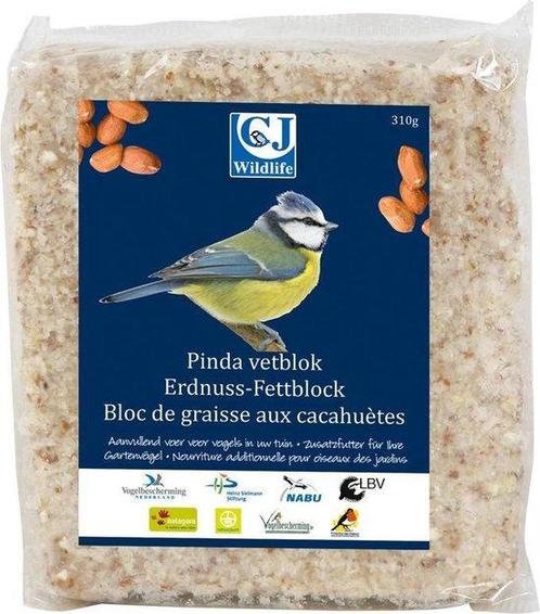 Wildbird Vetblok Pindas 310 gr (VOGELS, DIEREN) (DIEREN), Diensten en Vakmensen, Dieren | Overige | Verzorging, Oppas en Les
