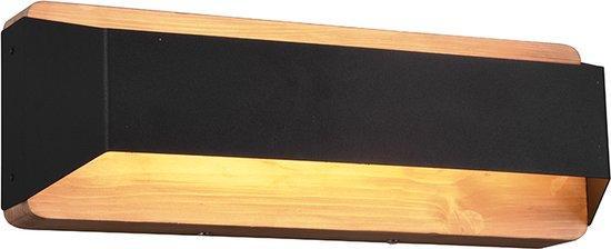 2dekans | TRIO ARINO - Wandlamp - Zwart mat - incl. 1x SMD, Huis en Inrichting, Lampen | Wandlampen, Zo goed als nieuw, Ophalen of Verzenden