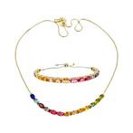 Zonder Minimumprijs - 2-delige sieradenset Zilver, Verguld, Sieraden, Tassen en Uiterlijk, Antieke sieraden