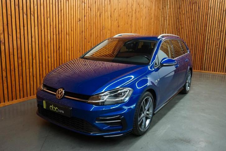 VOLKSWAGEN GOLF 1.5 TSI HIGHLINE BUSINESS R-LINE NR. 086, Auto's, Volkswagen, Handgeschakeld, Hatchback, Blauw, Zwart, Alcantara