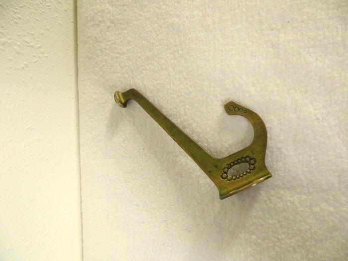 Set kapstokhaken (6) - Messing - Art nouveau, Antiek en Kunst, Kunst | Designobjecten