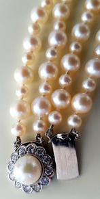 Halsketting - 18 karaat Witgoud Diamant (Natuurlijk), Sieraden, Tassen en Uiterlijk, Kettingen, Nieuw