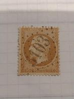 Frankrijk - Uitzonderlijke napoleon 10c bruinige obliteratie, Gestempeld