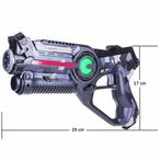 Light Battle lasergame set - 4 laserguns camo groen/grijs, Ophalen of Verzenden, Nieuw