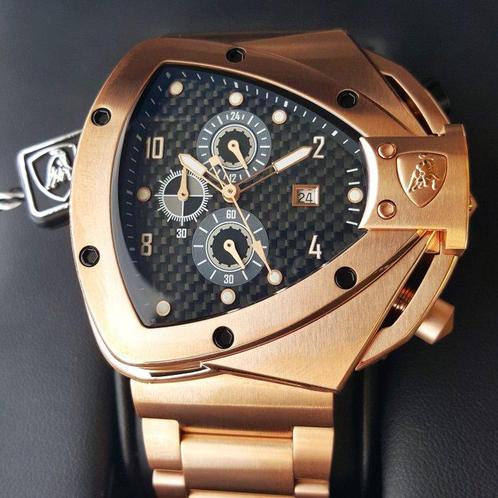 Lamborghini - SPYDER - Chronograph - Gold - Strong - New -, Sieraden, Tassen en Uiterlijk, Horloges | Heren