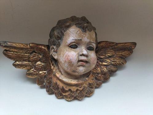 sculptuur, Ángel Alado - Realizado a mano - Siglo XX - 23 cm, Antiek en Kunst, Kunst | Niet-Westerse kunst