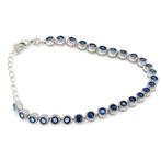 Zonder Minimumprijs - Armband Verguld Saffier - 18 kt goud, Nieuw