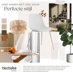 2dekans | tectake® Mave stoelen - Kunststof eetkamerstoelen, Ophalen of Verzenden, Zo goed als nieuw, Wit