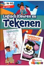 Denksport Junior Logisch Kleuren en Tekenen - 60 2024, Boeken, Tijdschriften en Kranten, Verzenden, Nieuw, Sport en Vrije tijd