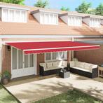 vidaXL Luifel Rood 600 × 300 cm Rood, Verzenden, Nieuw