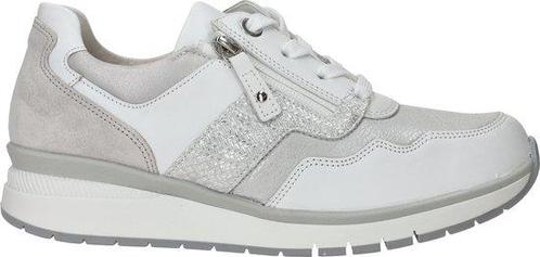 Gabor - maat 38.5- 306 Sneakers - Leatherlook - Dames - Wit, Kleding | Dames, Schoenen, Verzenden