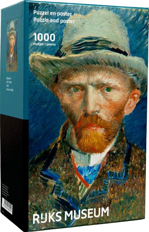 Zelfportret - Vincent van Gogh Puzzel (1000 stukjes) |, Hobby en Vrije tijd, Denksport en Puzzels, Nieuw, Verzenden