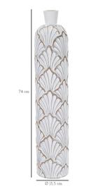 VAAS POLYRESIN PANAMA HOOG CM Ø 15,5X74, Ophalen of Verzenden, Nieuw