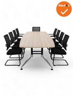 Grote vergadertafel - bootvormig SIGN - 320x120 cm - NIEUW, Zakelijke goederen, Kantoor en Winkelinrichting | Kantoormeubilair en Inrichting