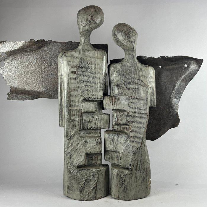 Karol Dusza (XX-XXI) - Perfectly matched - big 71cm, Antiek en Kunst, Kunst | Designobjecten