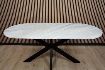 Exclusieve Marmeren Tafel  Ajax Bootvorm Wit NU VOOR €1399! beschikbaar voor biedingen