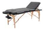Massagetafel - inklapbaar - 3 secties - 185x70cm - hout -..., Sport en Fitness, Massageproducten, Ophalen of Verzenden, Nieuw