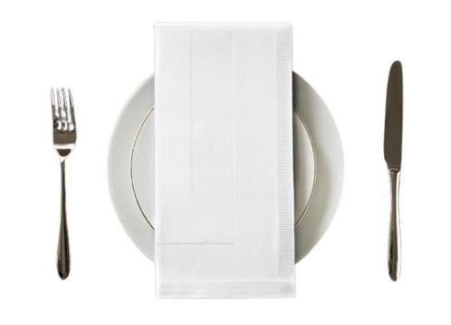 Servetten Wit 56x56cm PC - Treb C2O, Huis en Inrichting, Keuken | Textiel, Tafelkleed of Tafelzeil, Overige kleuren, Nieuw, Verzenden