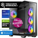 Core i9 12900F + Waterkoeling - RTX 4070 - 64GB - Game PC, Nieuw