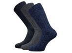 3 paar Noorse wollen sokken -  Antraciet/Grijs/Jeansblauw, Nieuw, Verzenden