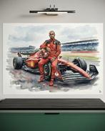 ANDSAL - Lewis Hamilton - Ferrari 2025 F1 Icon Watercolor, Nieuw