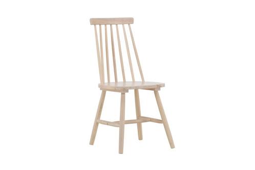 Eetkamerstoel - Johan - Taupe - Rubberhout - Jörn, Huis en Inrichting, Stoelen, Nieuw, Verzenden