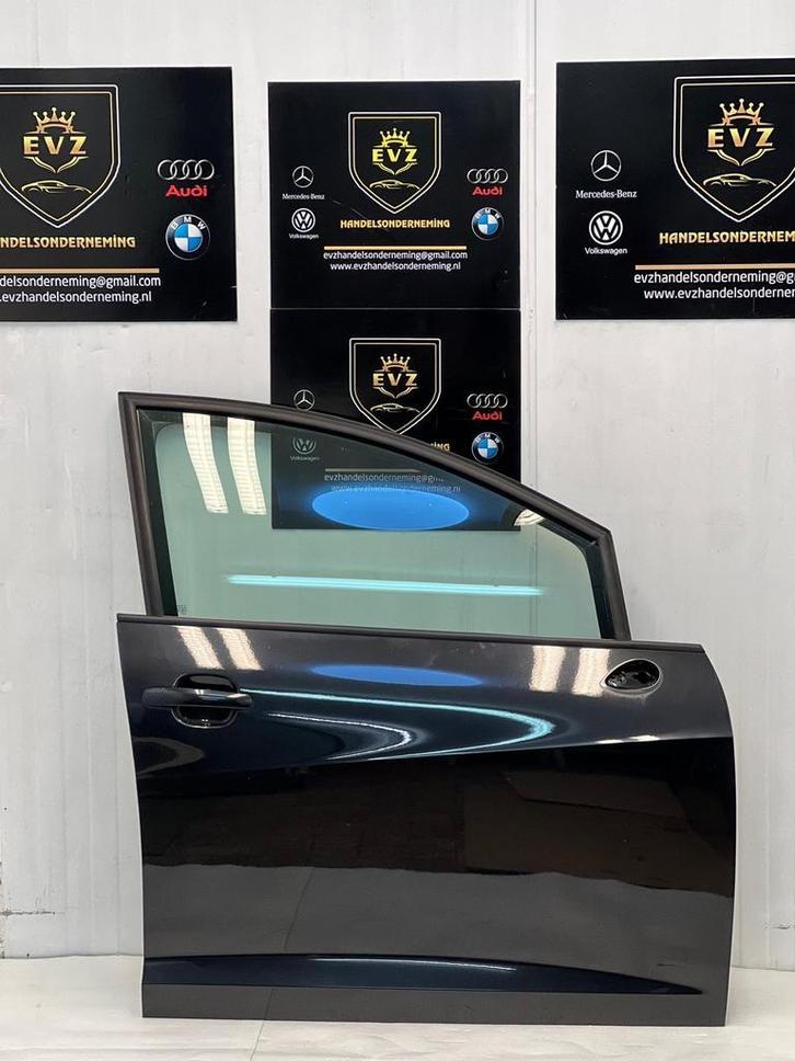 Seat Ibiza portier 4-deurs rechts voor deur bj.2012 zwart, Auto-onderdelen, Carrosserie en Plaatwerk, Gebruikt, Seat, Voor, Rechts