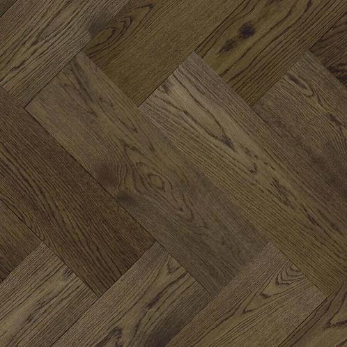 Floer Visgraat Parket Eiken Noestvrij Carbon Zwart Geolied, Huis en Inrichting, Stoffering | Vloerbedekking, Parket, Overige kleuren