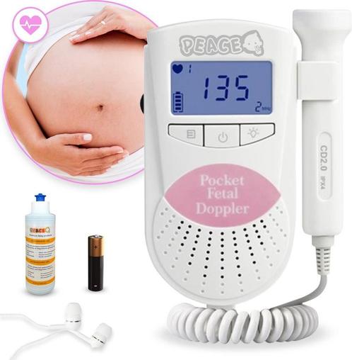 PEACE Doppler met Ultrasound 250mL – Baby Hartje Monitor –, Computers en Software, Monitoren, Nieuw, Ophalen of Verzenden