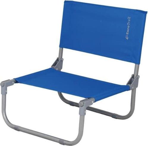 Eurotrail Minor - Campingstoel - Blauw, Caravans en Kamperen, Kampeeraccessoires, Zo goed als nieuw, Ophalen of Verzenden