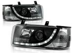 Koplampen VW T4 90-03 Rechte Neus Devil Eyes real DRL LED, Auto-onderdelen, Overige Auto-onderdelen, Ophalen of Verzenden, Nieuw