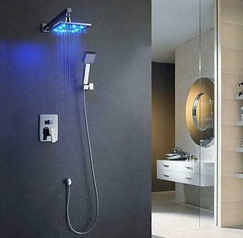 LED Stortdouche set 200 MM incl. arm en bedieningspaneel, Doe-het-zelf en Verbouw, Sanitair, Nieuw, Verzenden