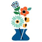 Diamond Painting Knutselset Kind 6+ - Bloemen in Vaas - Kaar, Hobby en Vrije tijd, Ophalen of Verzenden, Nieuw