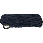 12mm x 40m Ankerlijn met Oog 3-Strengs Polyester Blauw, Watersport en Boten, Ophalen of Verzenden, Nieuw
