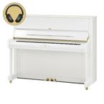 Yamaha U1 SH3 PWH messing silent piano (wit hoogglans), Muziek en Instrumenten, Piano's, Nieuw
