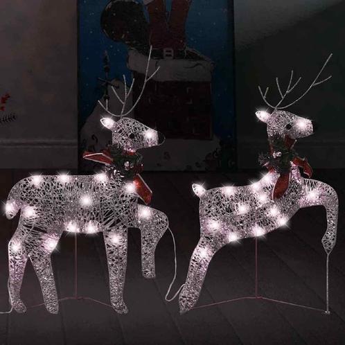 Kerstrendieren Goud 40 LEDs - Tweedekansje voor de feest..., Diversen, Kerst, Nieuw, Ophalen of Verzenden