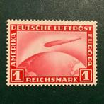 Duitse Rijk 1931 - 1 Mark Zeppelin - Michel 455, Gestempeld